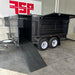 8x5 Lawn Mower Trailer with Mesh Ramps