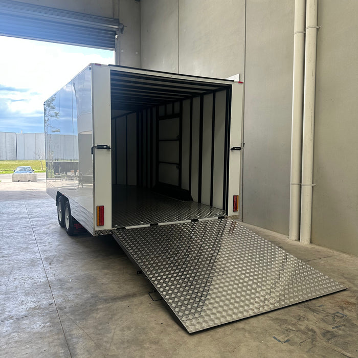17'x6'6" - 7' high Tandem Enclosed Car Carrier