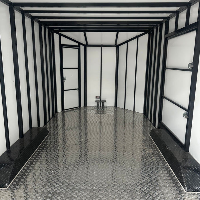 17'x6'6" - 7' high Tandem Enclosed Car Carrier