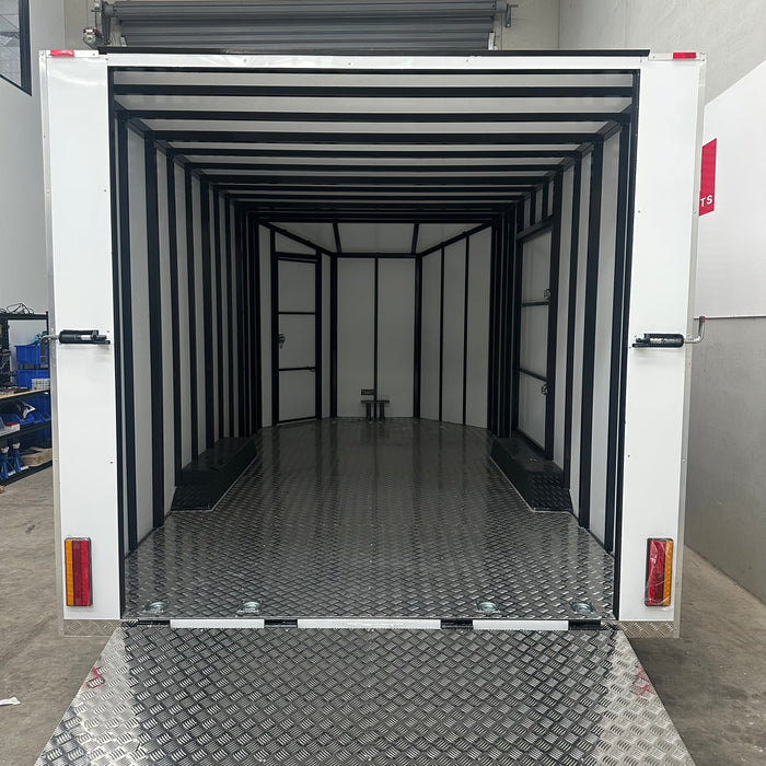 17'x6'6" - 7' high Tandem Enclosed Car Carrier