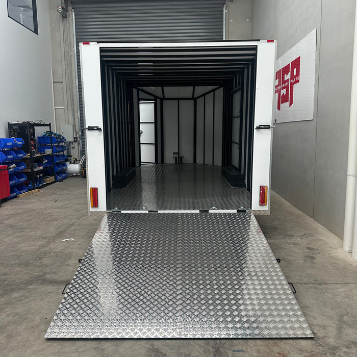 17'x6'6" - 7' high Tandem Enclosed Car Carrier