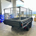 10x5 Tipper Trailer with Slide in ramps and 900mm Cage