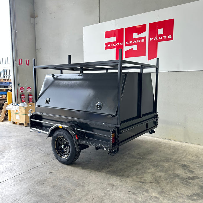 7x5 Tradesman Trailer 2 pc Design with drop down legs