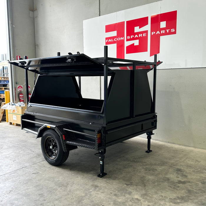 7x5 Tradesman Trailer 2 pc Design with drop down legs