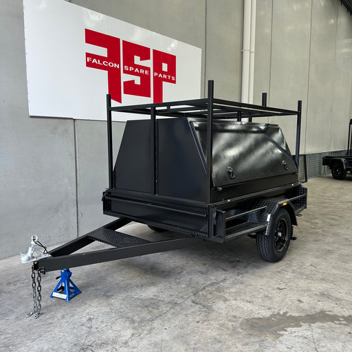 7x5 Tradesman Trailer 2 pc Design with drop down legs