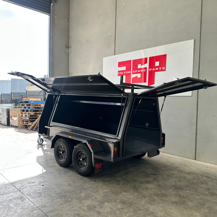 8x5 Tradesman Trailer Slant Sides with Compressor Box