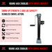 Round Jack 2000lbs with swivel bracket - FSP Trailers and Parts