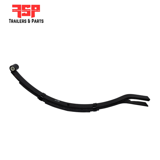 3 Leaf Eye to Slipper Spring Black (45x6mm) - FSP Trailers and Parts