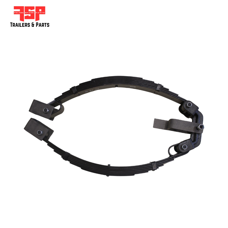 Trailer Side Rocker 5 Leaf Rocker Roller Set Off-Centre Black (60x6mm) (2000 Kg) — FSP ...