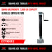Square Jack 7000lbs with swivel bracket (Extendable) - FSP Trailers and Parts