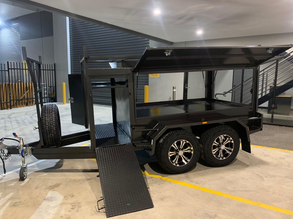 Tandem Tradesman Trailer Square Design in Melbourne | FSP Trailers ...