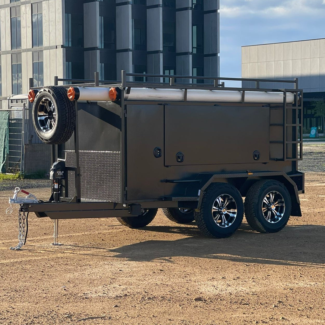 Tandem Tradesman Trailer Square Design